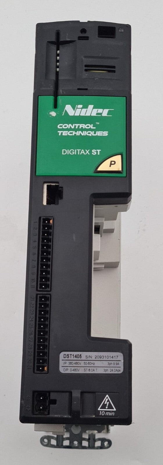 NIDEC Control Techniques Emerson Digitax ST DST1405 3098-0018 24Apk 250ms *AS IS