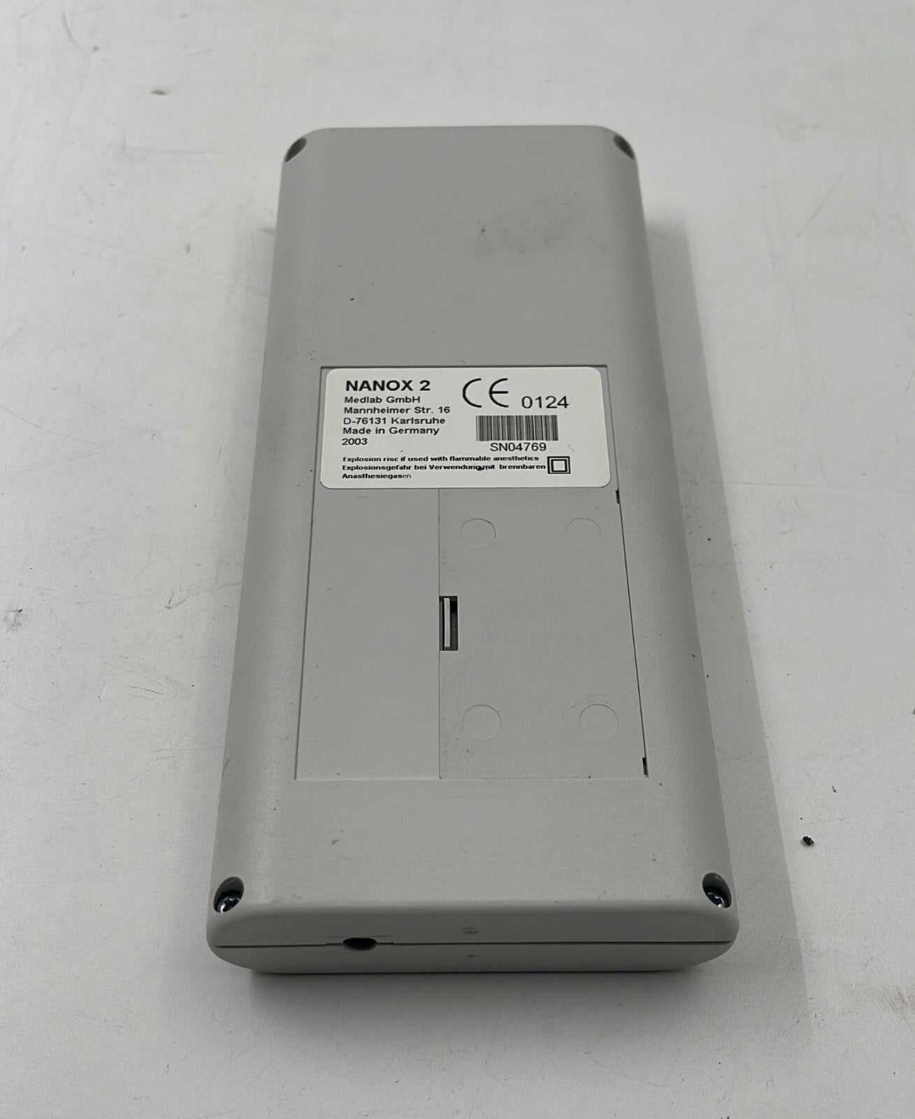 MEDLAB NANOX 2 W/ Oximeter Sensor **AS IS