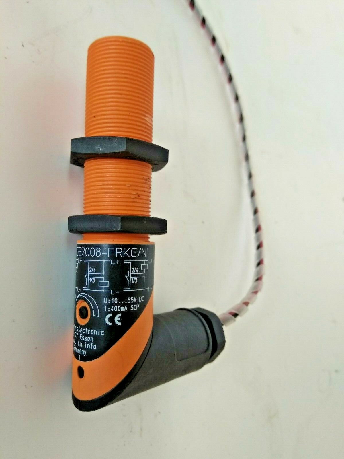 Ifm Capacitive Sensor KG5040 KGE2008-FRKG/NI With Wiring No Nc