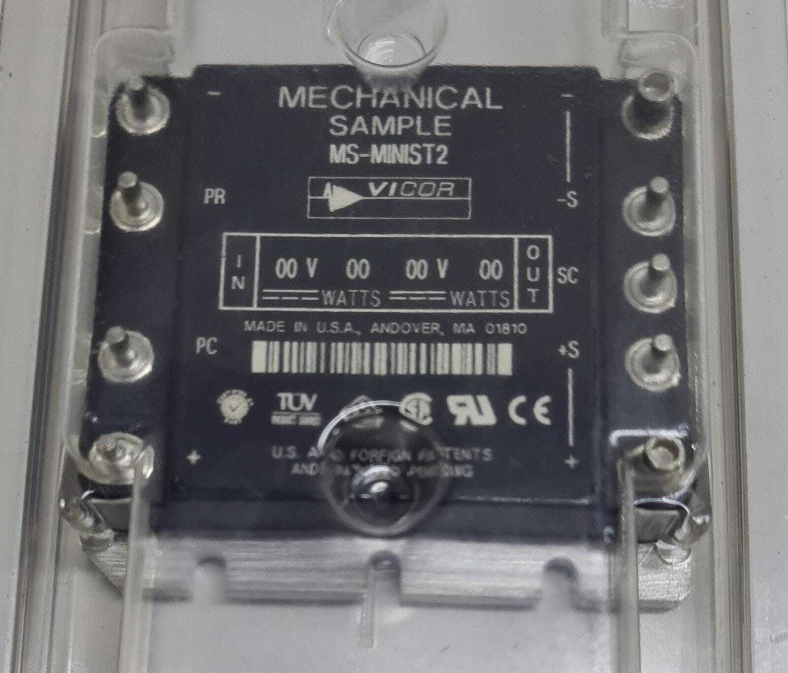 VICOR Mechanical Sample MS-MINIST2 DC/DC 0V 0W