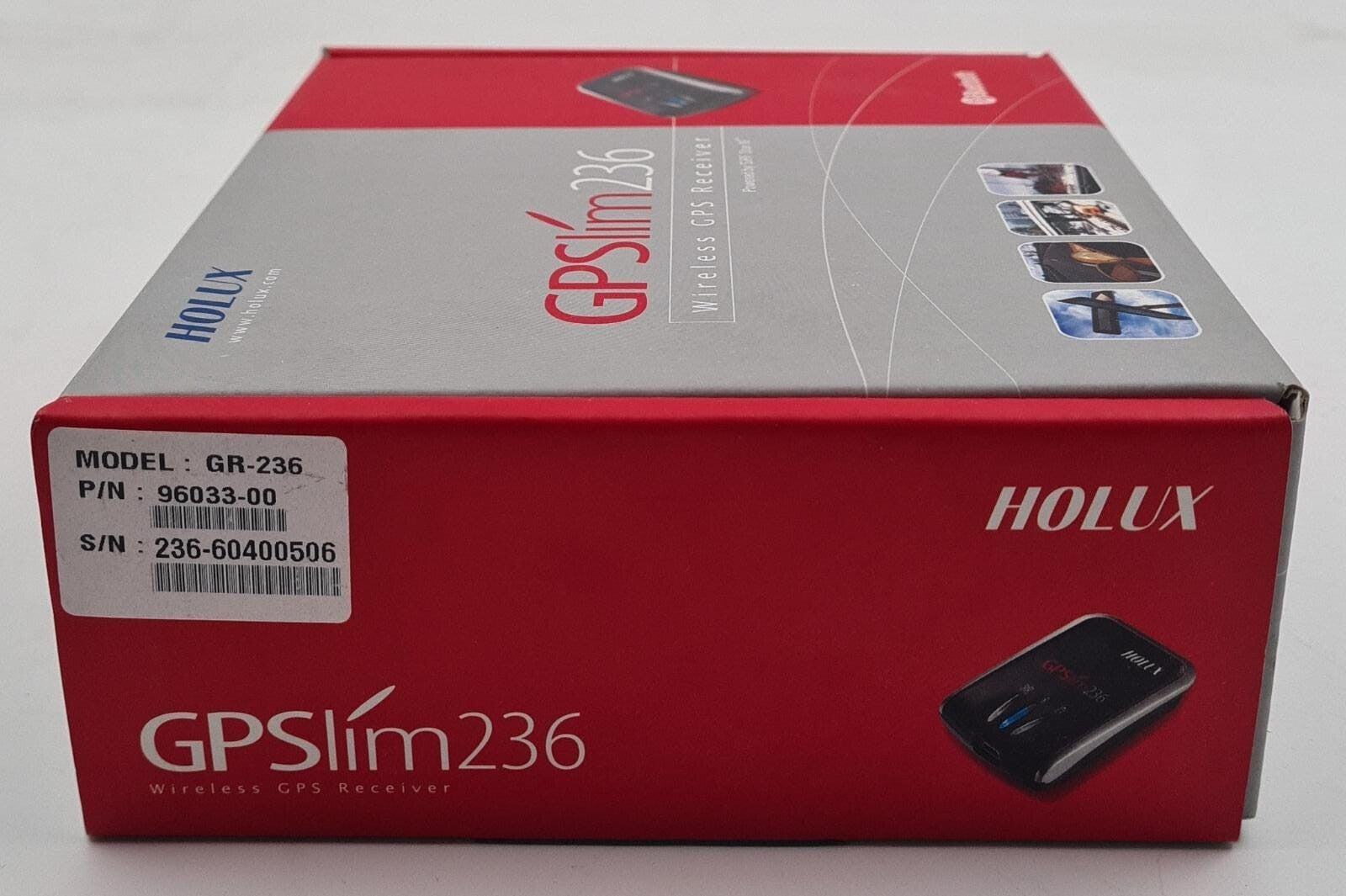 Holux GPSlim236 GR-236 96033-00 Wireless GPS Receiver Bluetooth - KIT