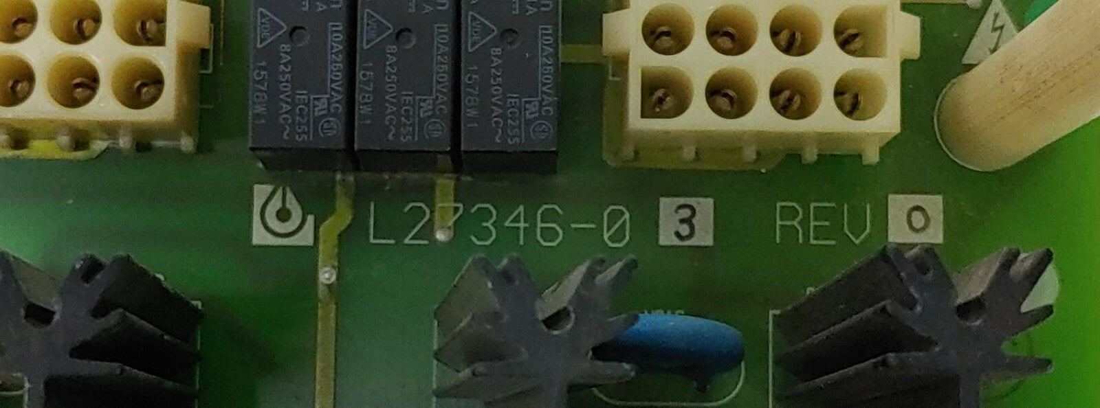 FISHER ROSEMOUNT-System CIRCUIT BOARD / L27346-03 REV0 / 3 WIRE FAN CONT 400V