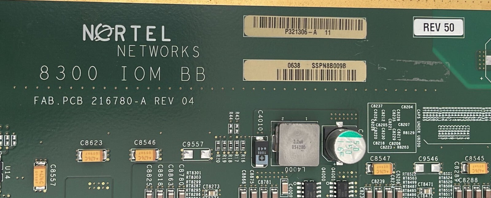 8348GTX Nortel network 8300 IOM BB FAB PCB 216780-A REV 04