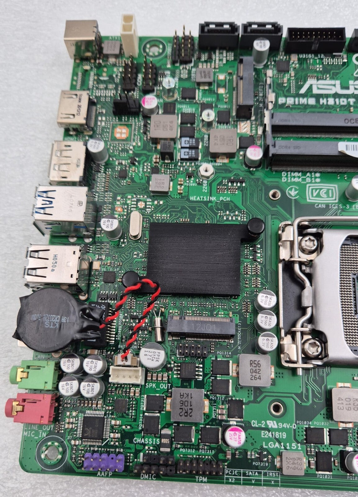 ASUS PRIME H310T R2.0 Motherboard Mini-ITX Intel LGA1151 DDR4 SATA3 HDMI