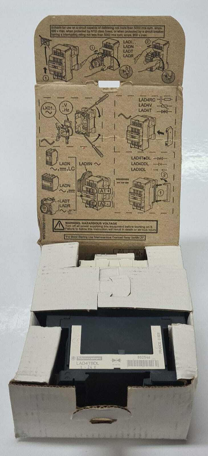 Telemecanique LC1DT40BD Contactor 4P AC