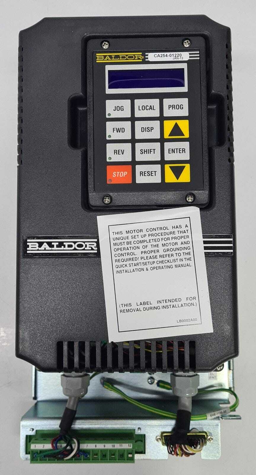 BALDOR INV-SBN 230VAC Inverter Vector Drive Main Motor For HP Indigo CA254-01220