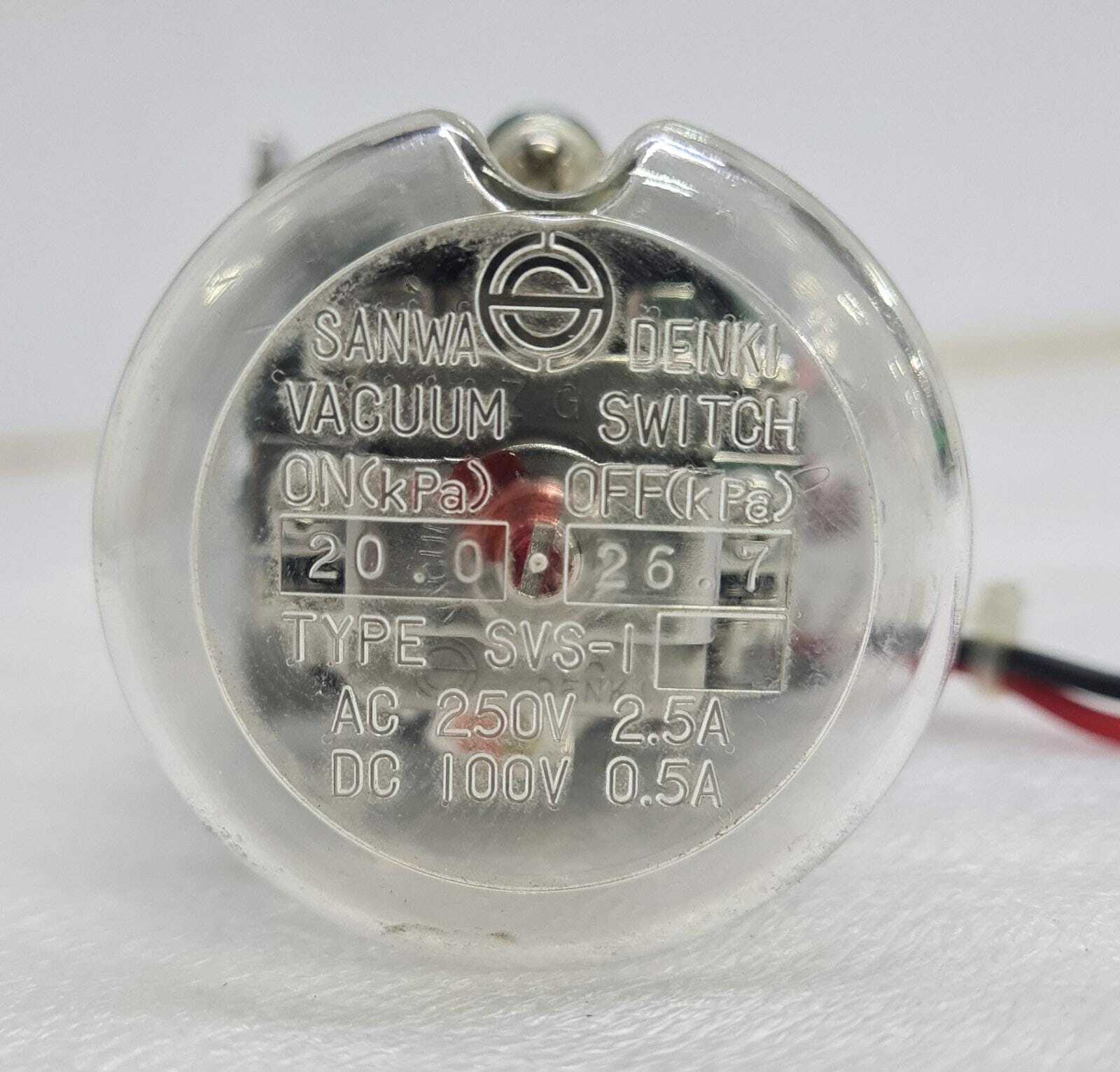 SANWA DENKI SVS-I Vacuum Switch AC 250V 2.5A DC 100V 0.5A