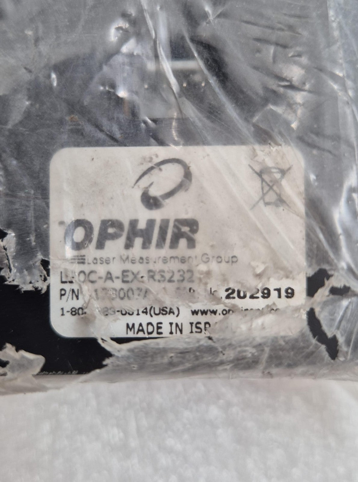 OPHIR L30C-A-EX-RS232 173007A Laser Power Sensor **NEW**