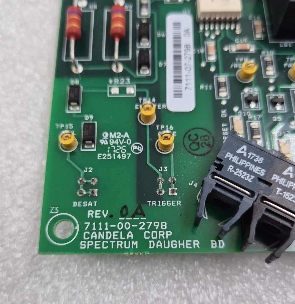 Syneron CANDELA SPECTRUM DAUGHER BD 7111-00-2798 PCB BOARD