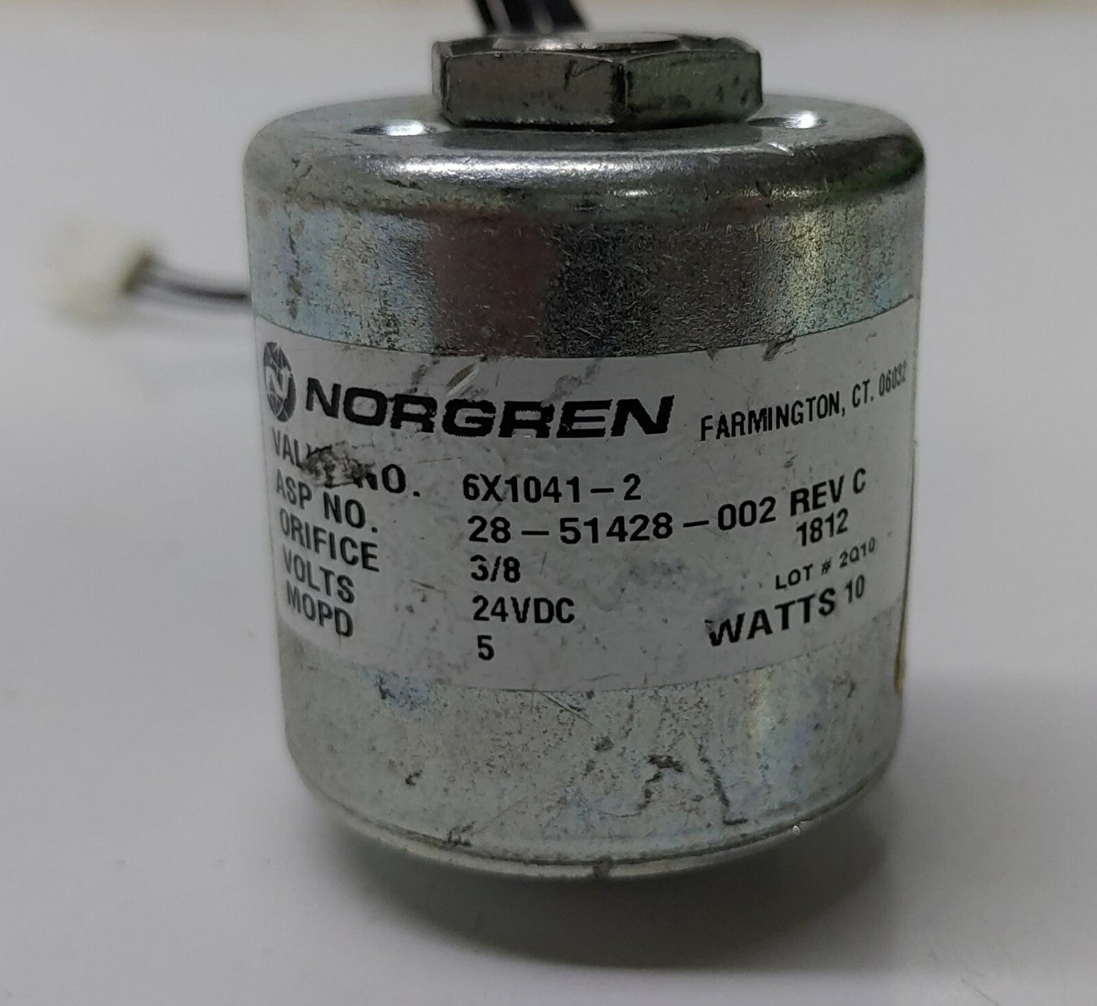 NORGREN solenoid valve 28-51428-002 6X1041-2