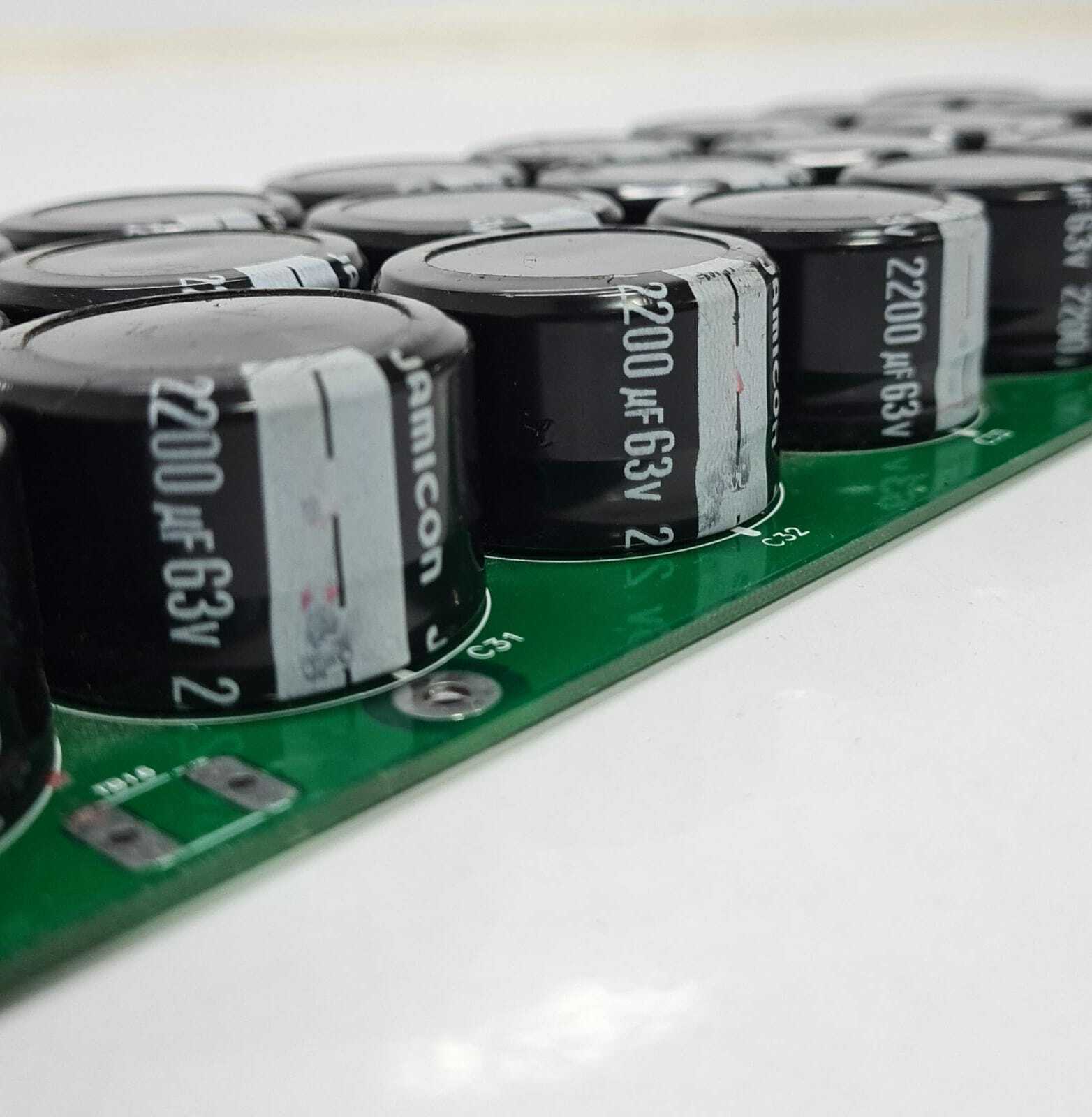 CAP_BANK PCB90003 SP401.300.030 W/ 24* Jamicon Capacitor 63v 2200 mf