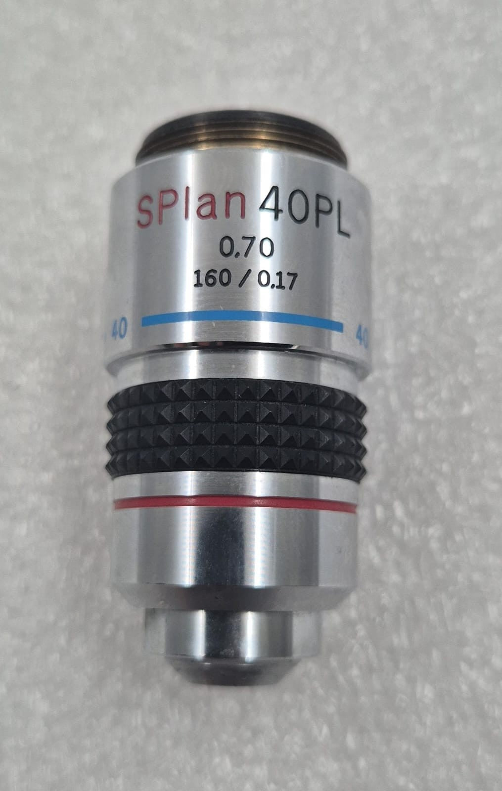 Olympus SPlan 40PL 0.70 160/0.17 807409 Microscope Objective Lens