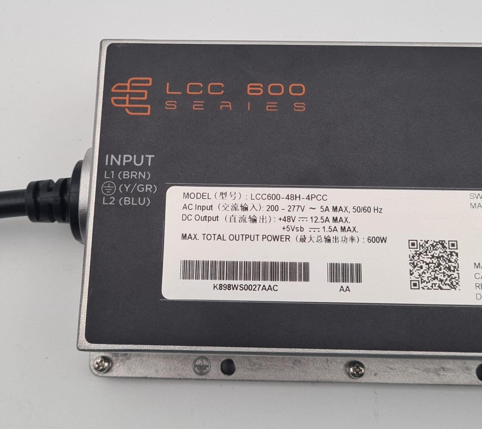 ASTEC Artesyn LCC 600 SERIES LCC600-48H-4PC Switching Power Supply 28V 600W