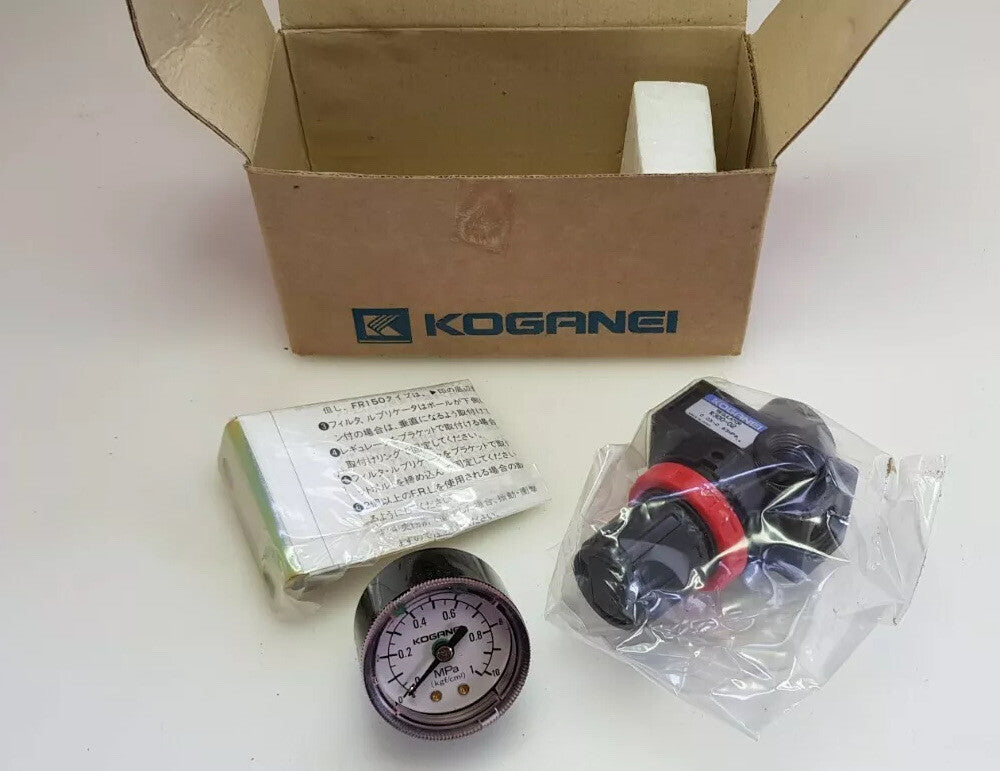 NEW - Koganei R300-02 Pneumatic Air Pressure Regulator 1/4 NPT