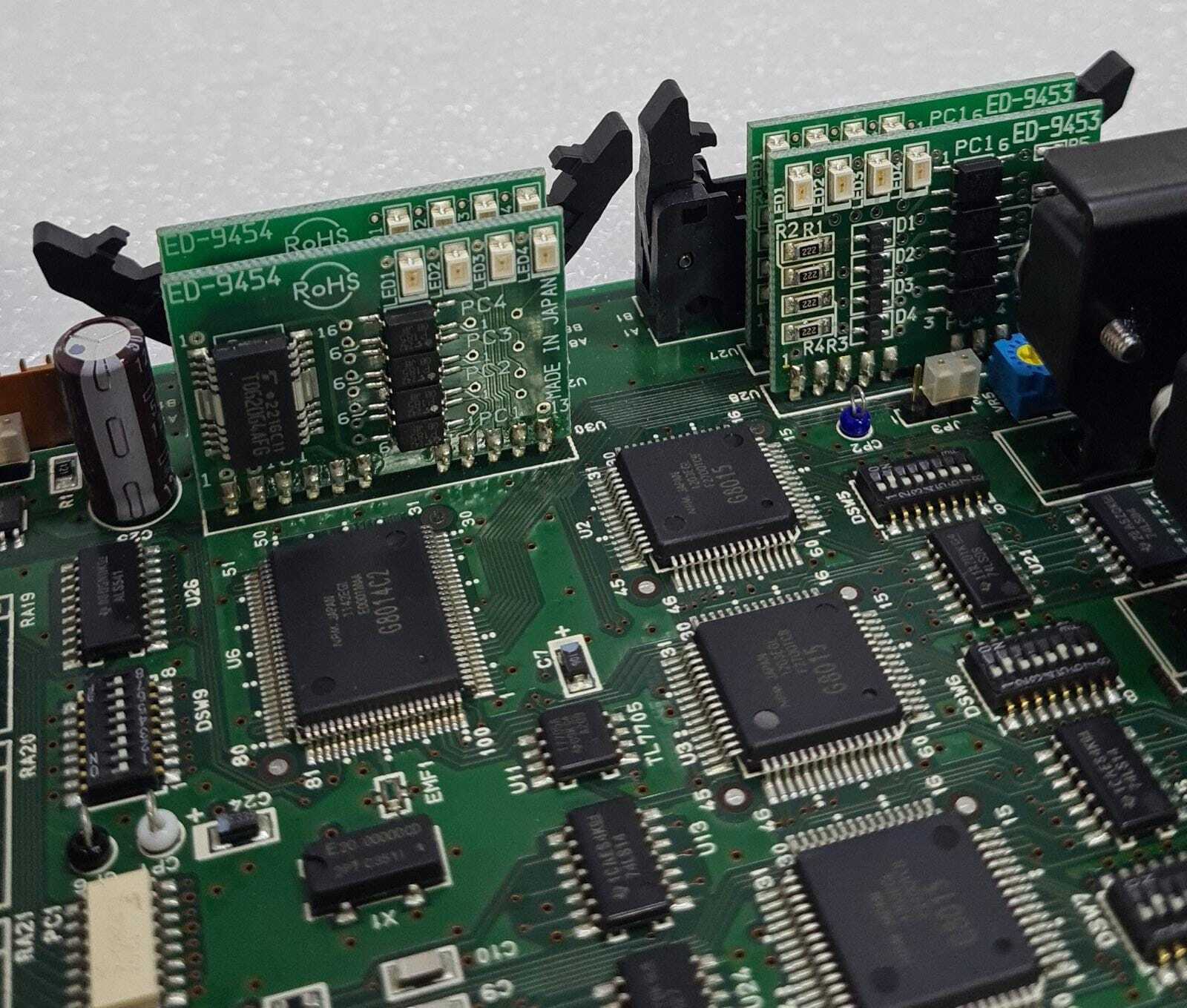 NPM ED-9380A-RH T-BCD4020FUTA4IO I/O Card W/ 2* ED-9453 & 2* 9454