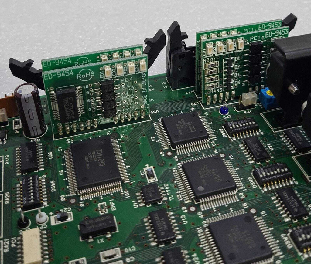 NPM ED-9380A-RH T-BCD4020FUTA4IO I/O Card W/ 2* ED-9453 & 2* 9454