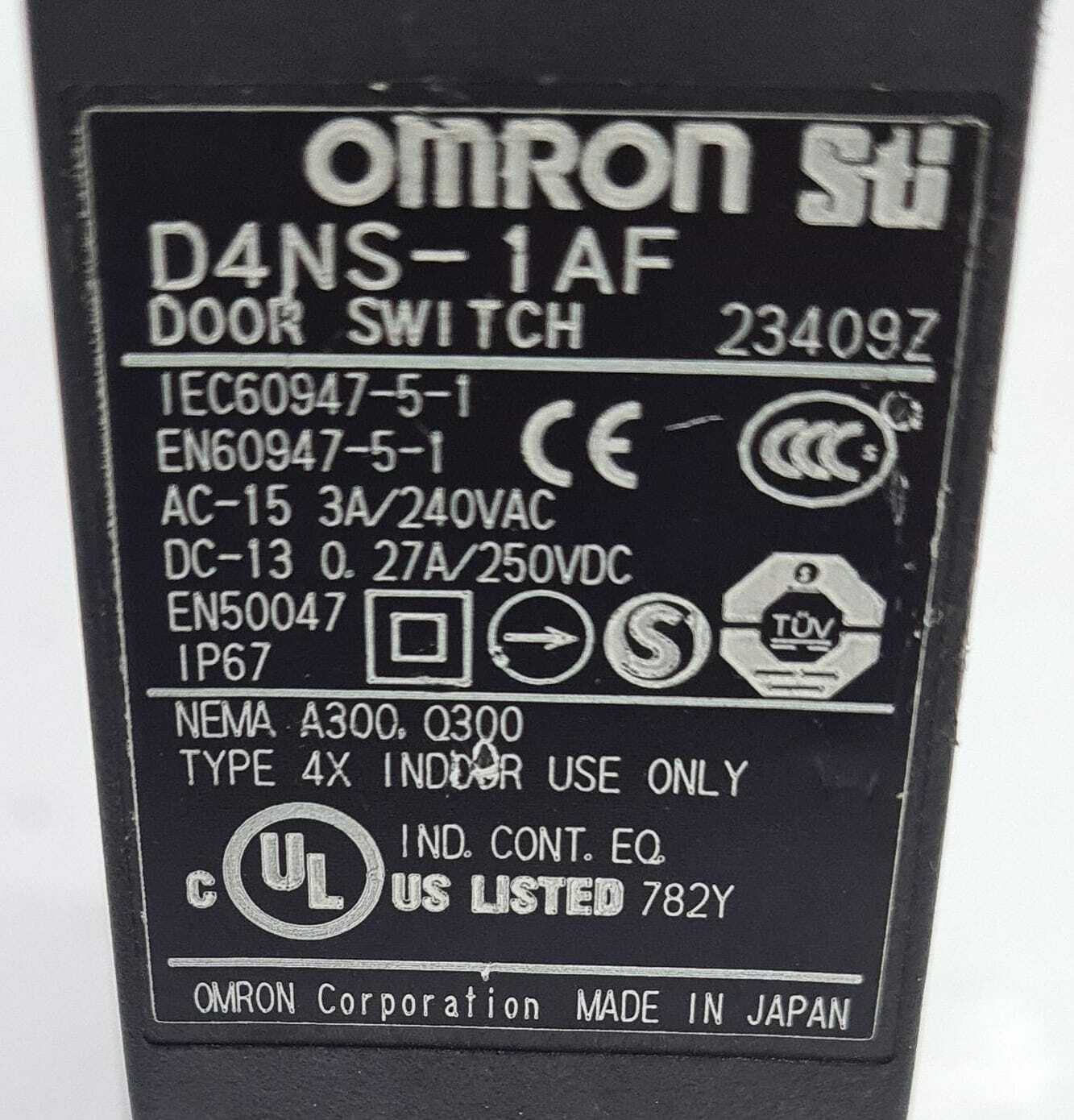 [LOT 4] OMRON D4NS-1AF Safety Door Switch Gate Lock InterLock W/ HP Indigo Rack