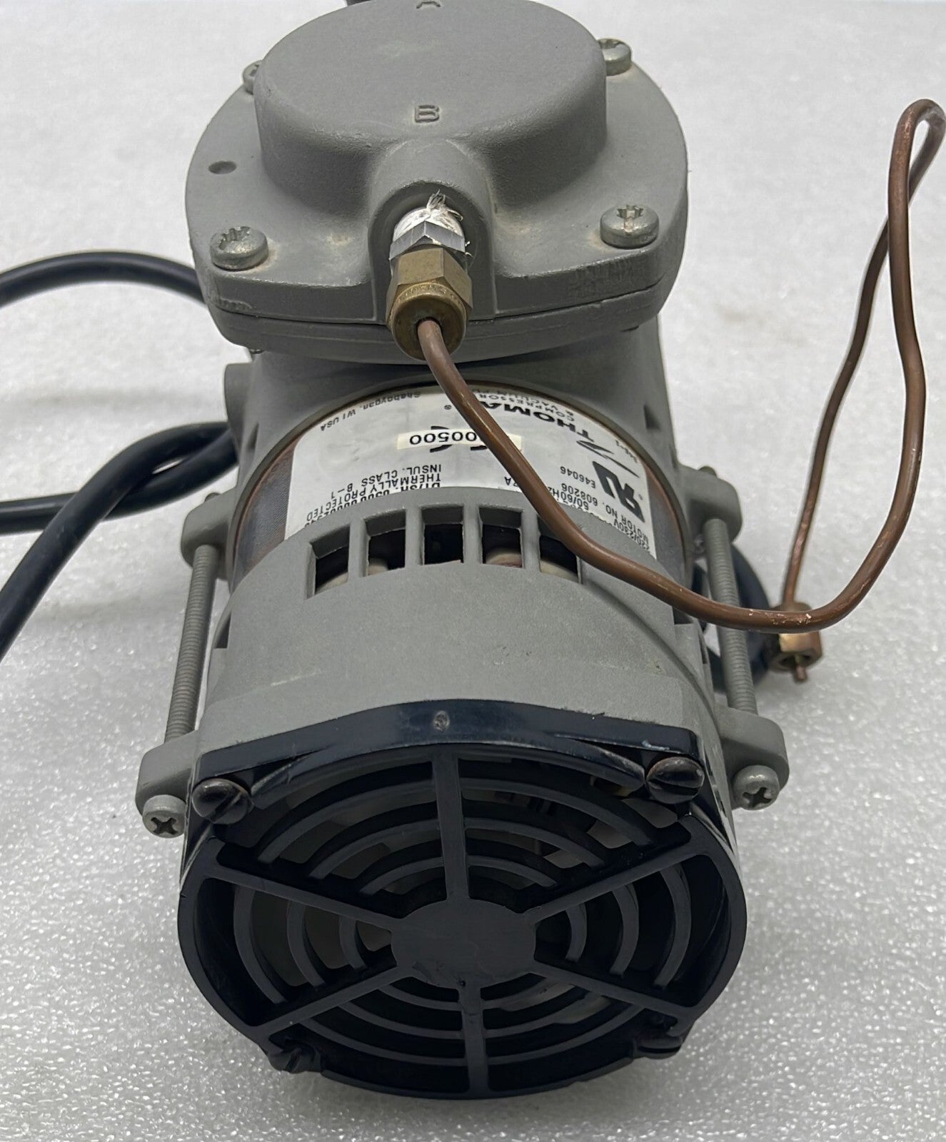 THOMAS PUMPS 107**** 220/230V 60/50Hz 0.7A MOTOR NO. 608206