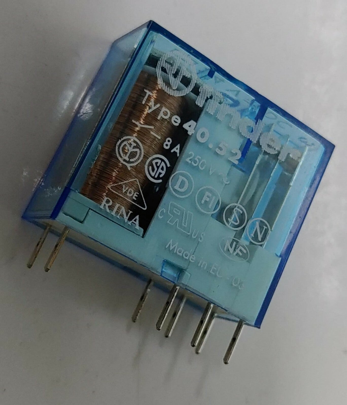 [LOT OF 30] FINDER RELAY TYPE 40.52 8A 250V 24VDC 8-PIN
