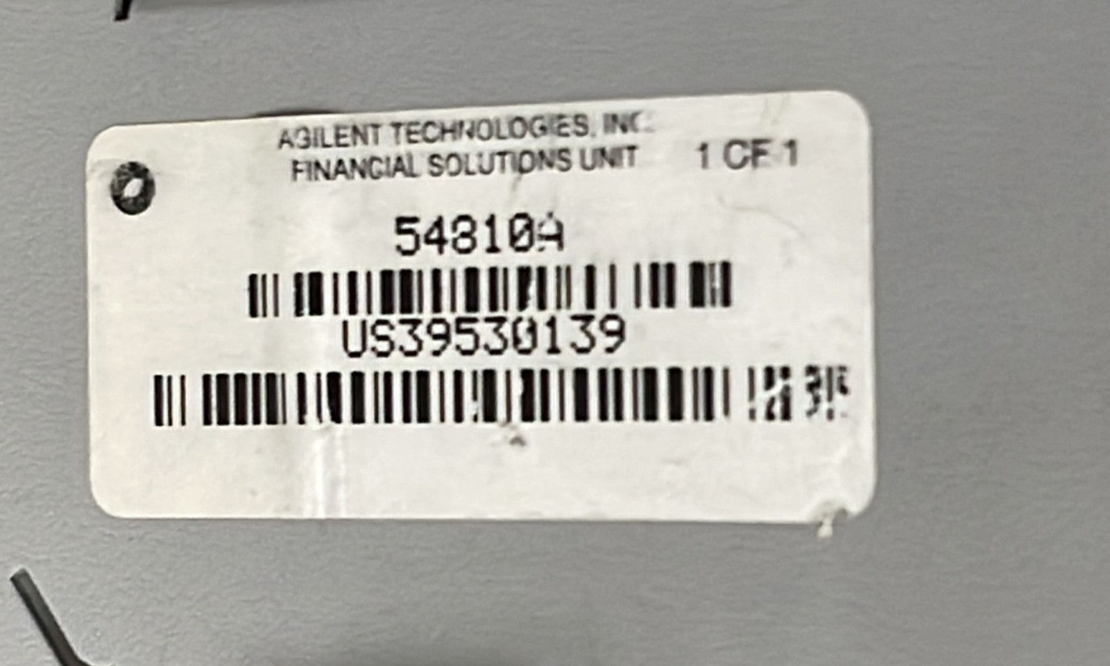 Agilent 54810A Infiniium Oscilloscope 500-MHz 1-GS/s