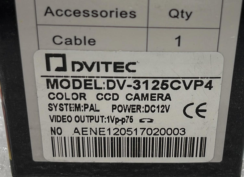 [LOT OF 3] NEW - DVITEC DV-31525CVP4 COLOR CCD MINI CAMERA