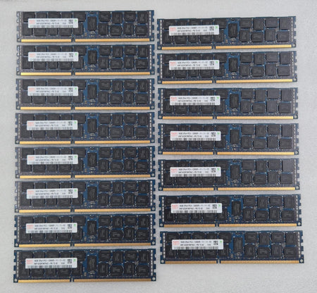 Lot of 15 SK Hynix 16GB PC3-12800R ECC Registered RDIMM modules