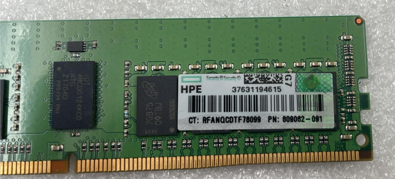 [LOT 4 PCS] MICRON 16GB MTA18ASF2G72PZ-2G3B1IK 1RX4 PC4-2400T Server Memory Ram