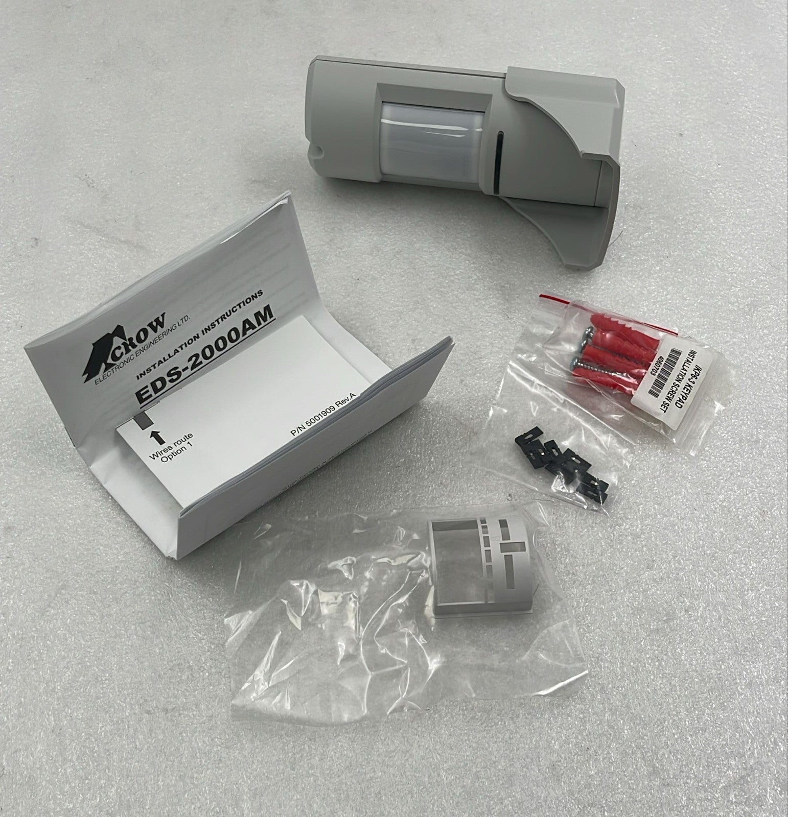 CROW EDS-2000 AM outdoor PIR and microwave motion detector front view
