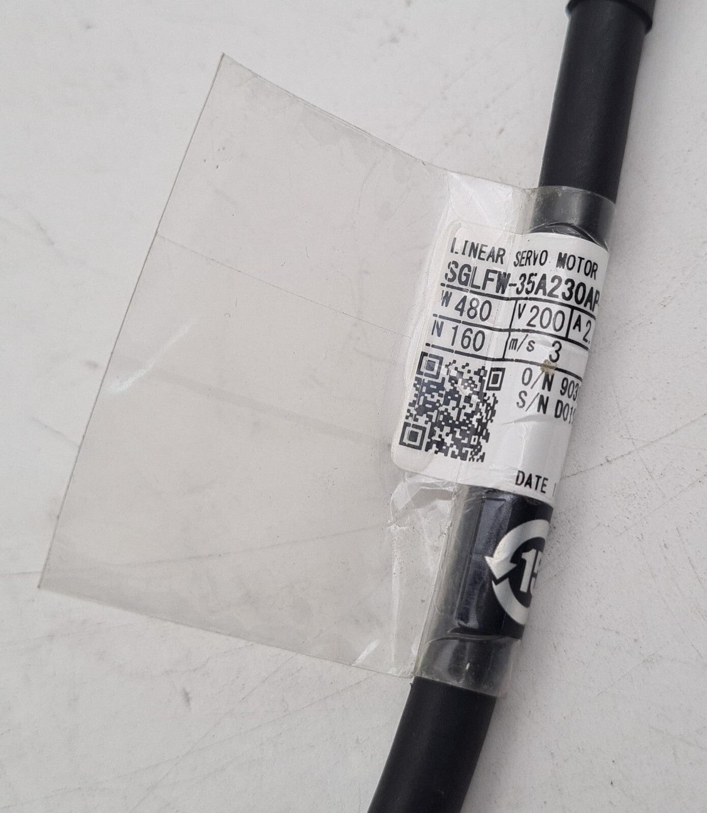 Yaskawa SGLFW-35A230AP-E iron-core linear servo motor moving coil 480W