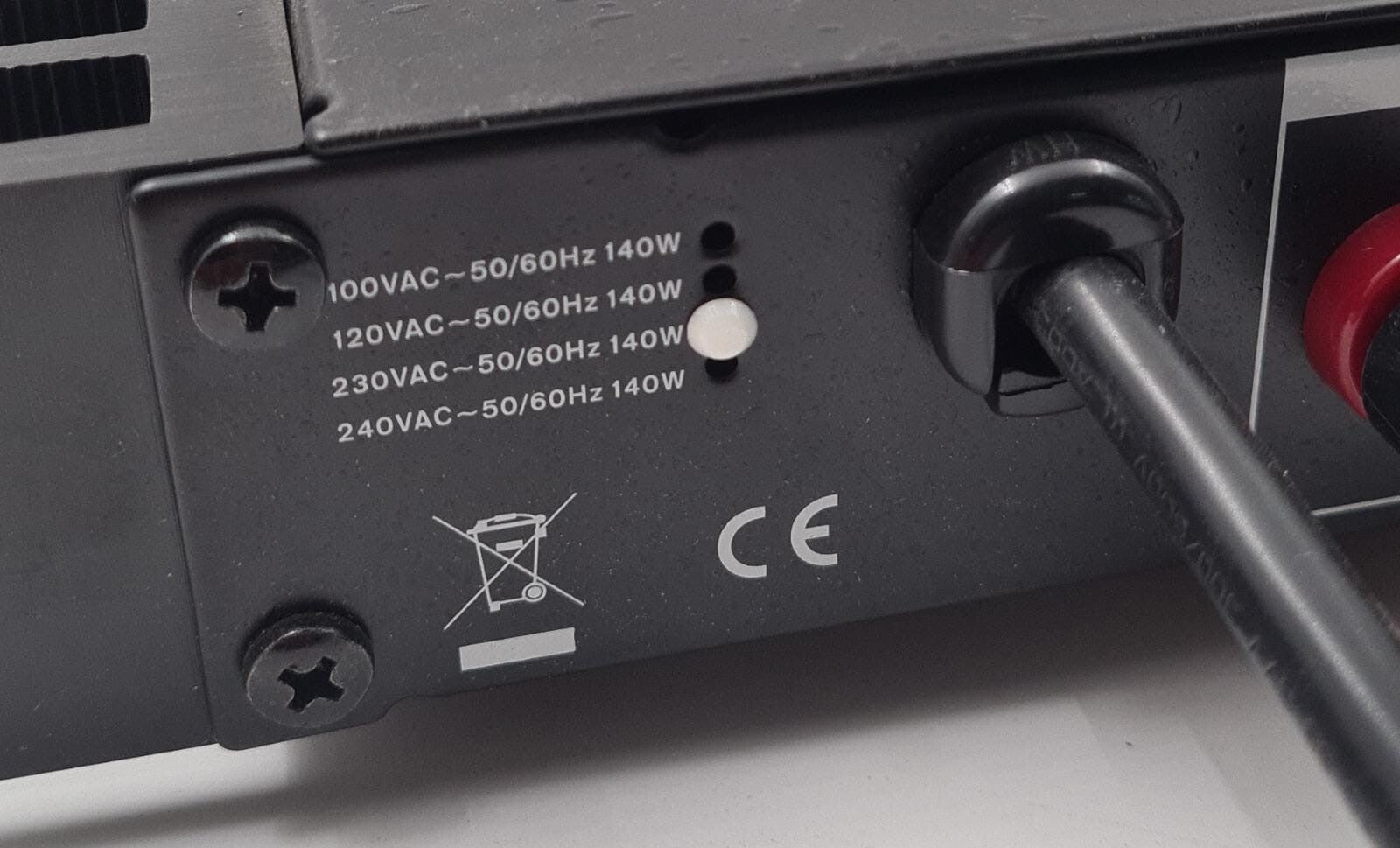 PHONIC MAX 500 Professional Power Amplifier