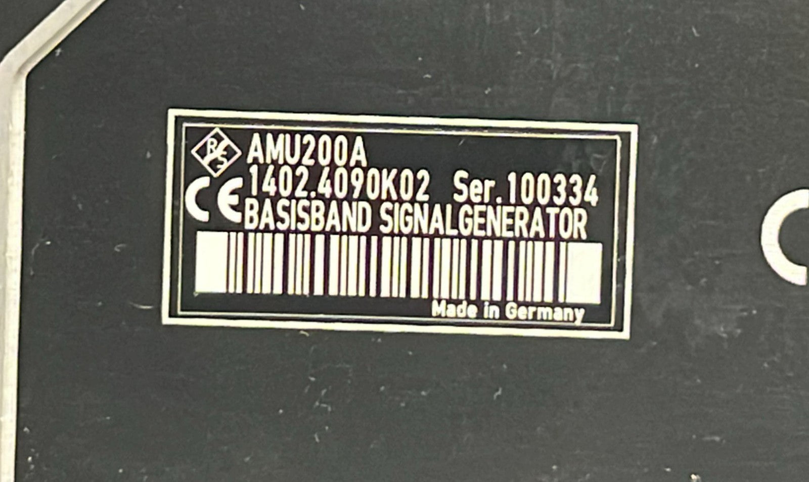 Rohde & Schwarz AMU-200A baseband signal generator and fading simulator for RF testing