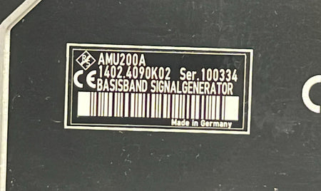 Rohde & Schwarz AMU-200A baseband signal generator and fading simulator for RF testing