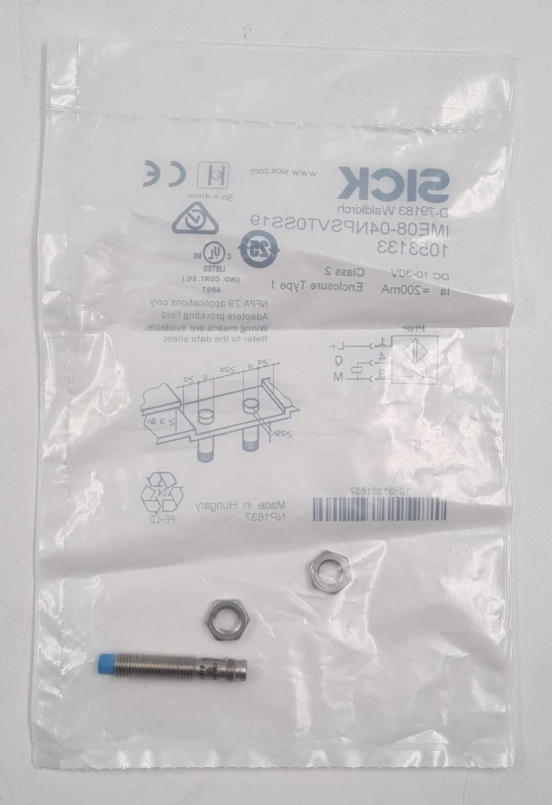 NEW - SICK IME08-04NPSVT0SS19 Inductive Proximity Sensor 1053133