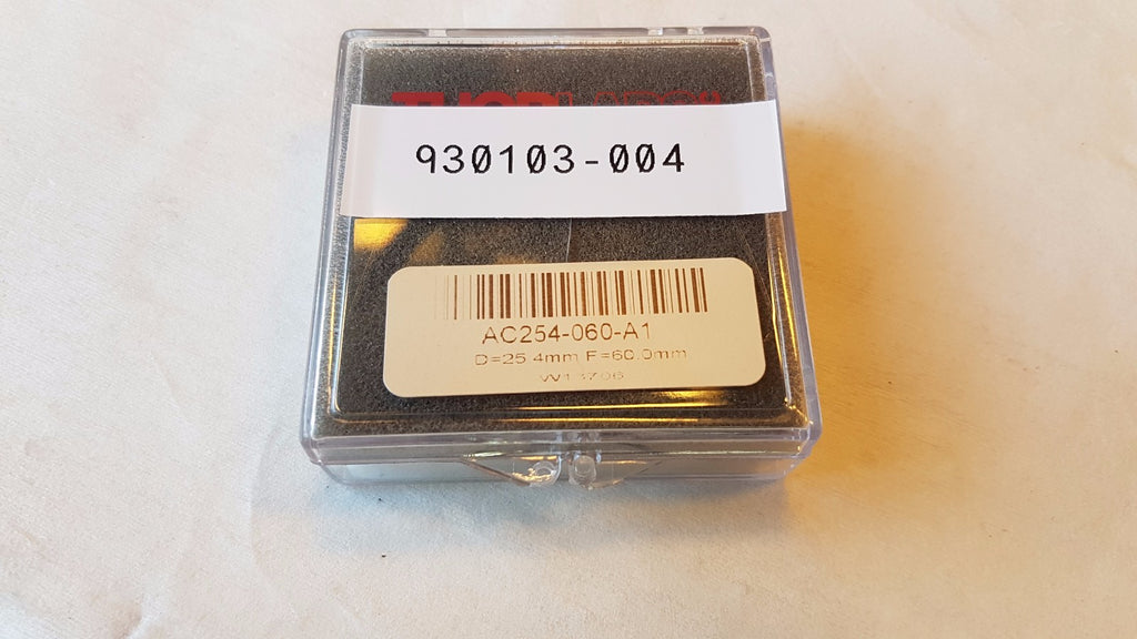 Thorlabs Laser AC254-060-A1 f 60mm Ø1 Unmounted Visible Achromat 400 700 nm