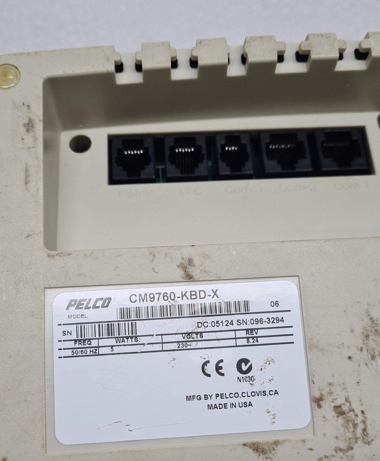 Schneider PELCO CM9760-KBD-X Intelligent Keyboard For CCTV Control Joystick