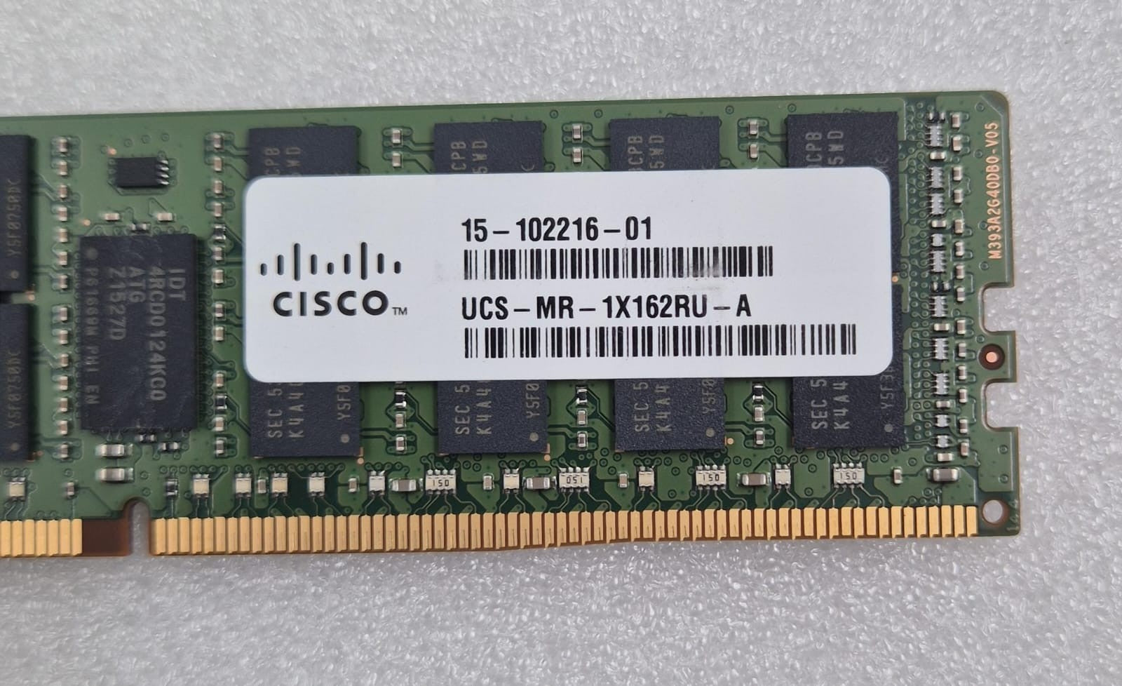 Samsung DDR4 server RAM single module top view