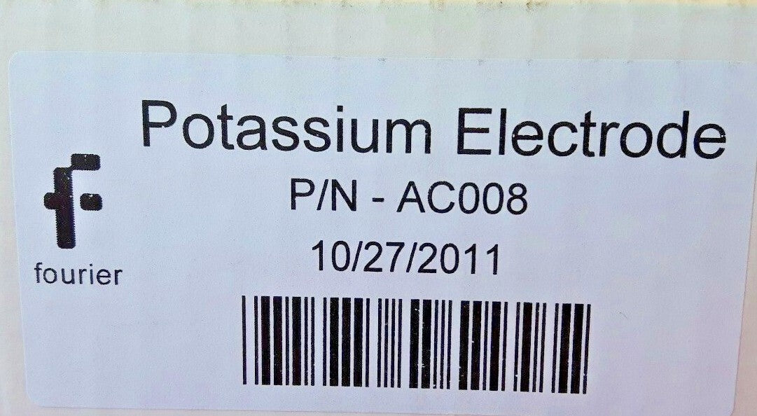 Fourier Potassium Electrode Ac008 Lab Equipment **AS-IS