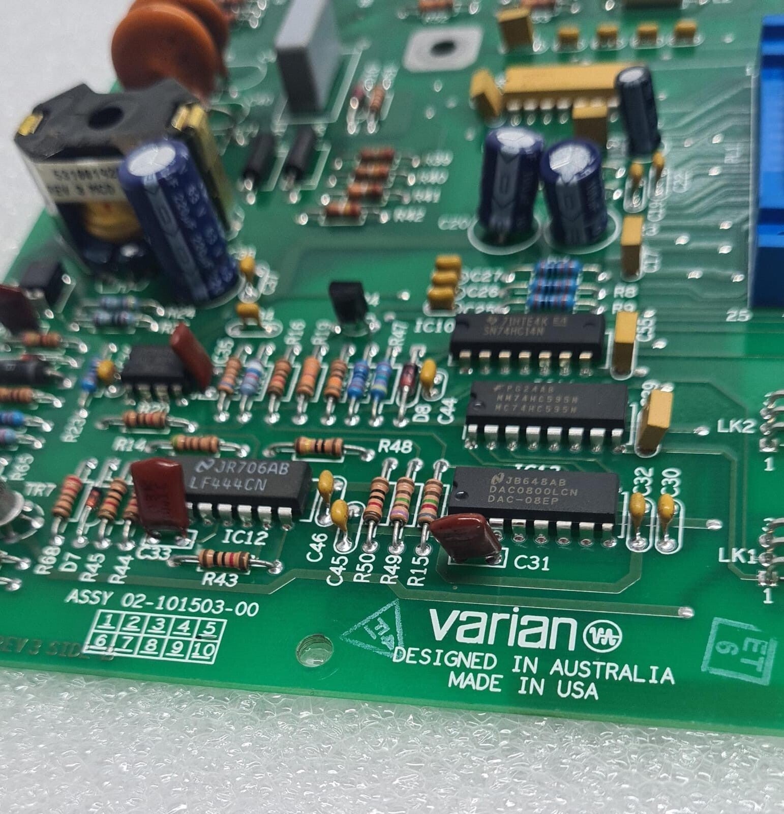 VARIAN 02-101503-00 Photomultiplier Control board for AA280Z Spectrometer