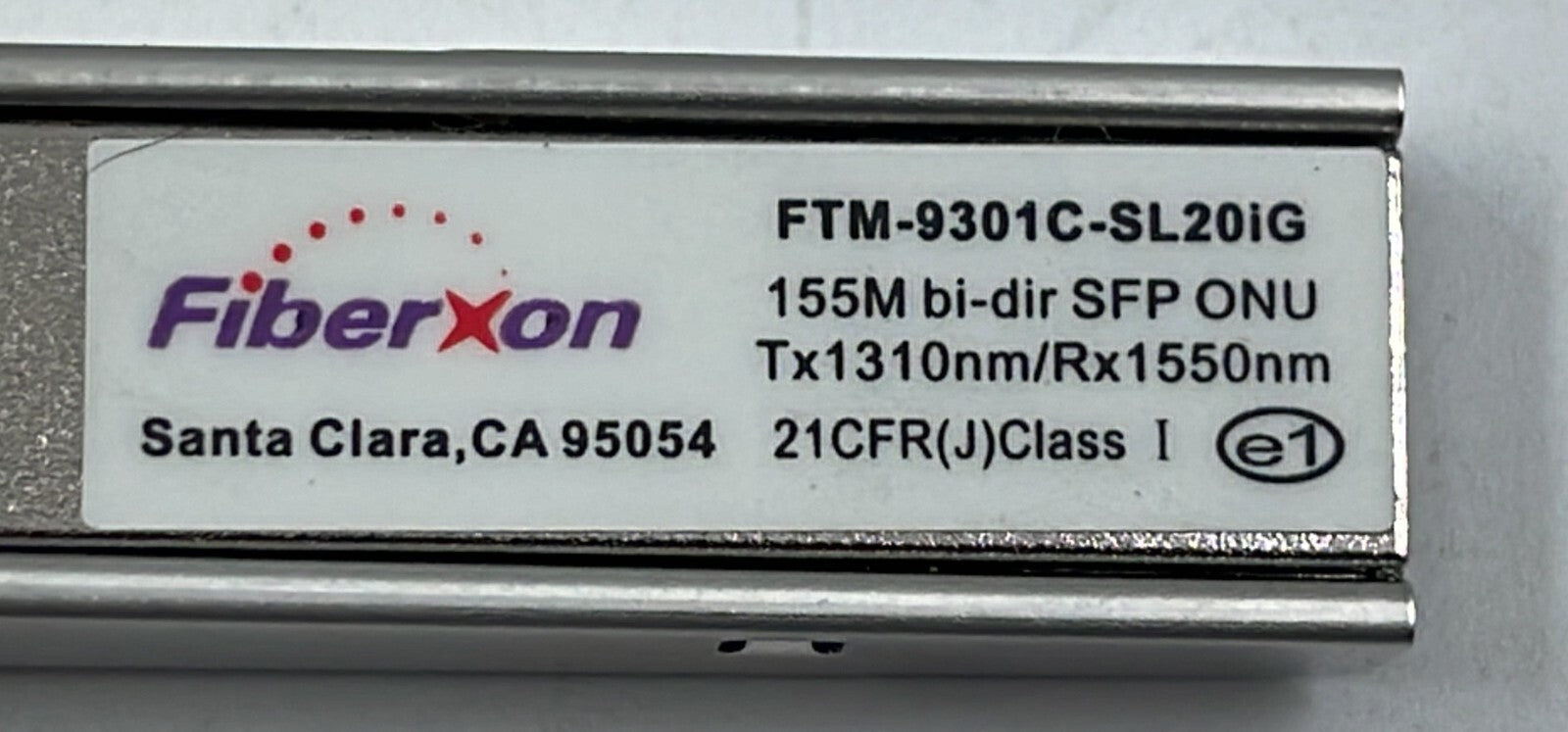 [LOT OF 5] Fiberxon FTM-9301C-SL20IG 155M bi-dir SFP ONU Tx1310nm/Rx1550nm