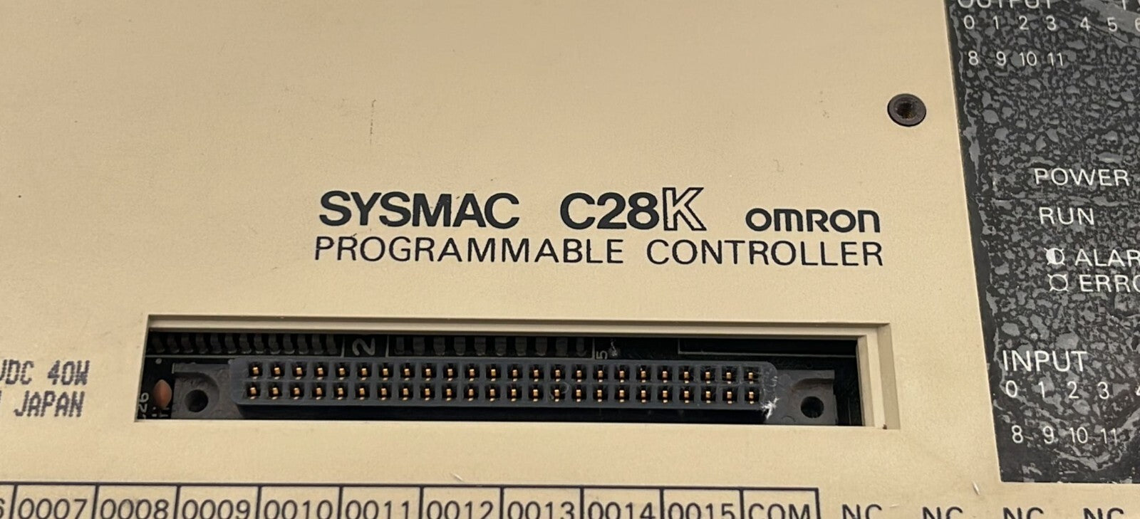 OMRON SYSMAC C28K PLC Programmable Controller C28K-CDR-D