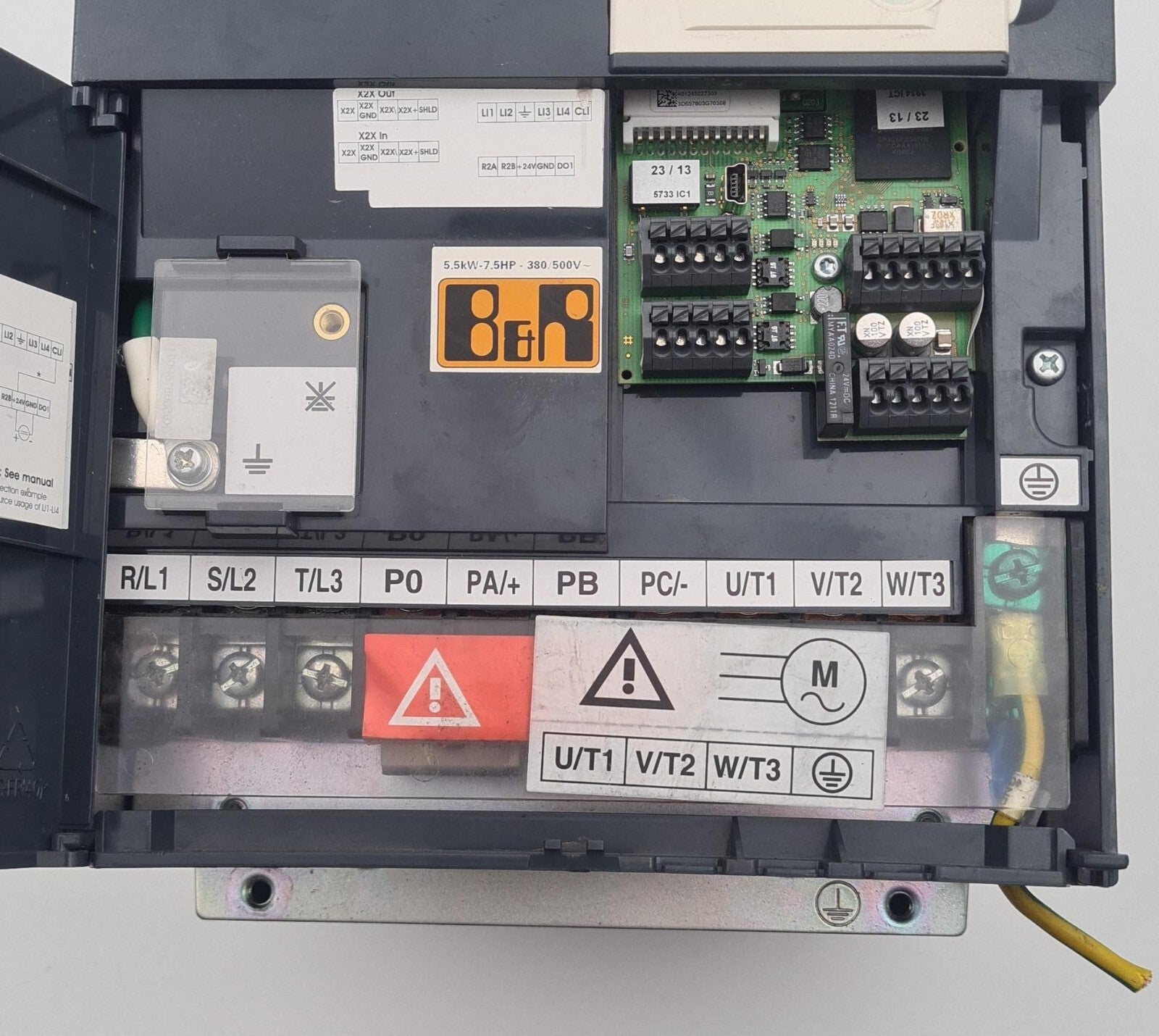 B&R Automation ACOPOS inverter X64 8I64T400550.000-1 5.5kW 7.5HP V5.1