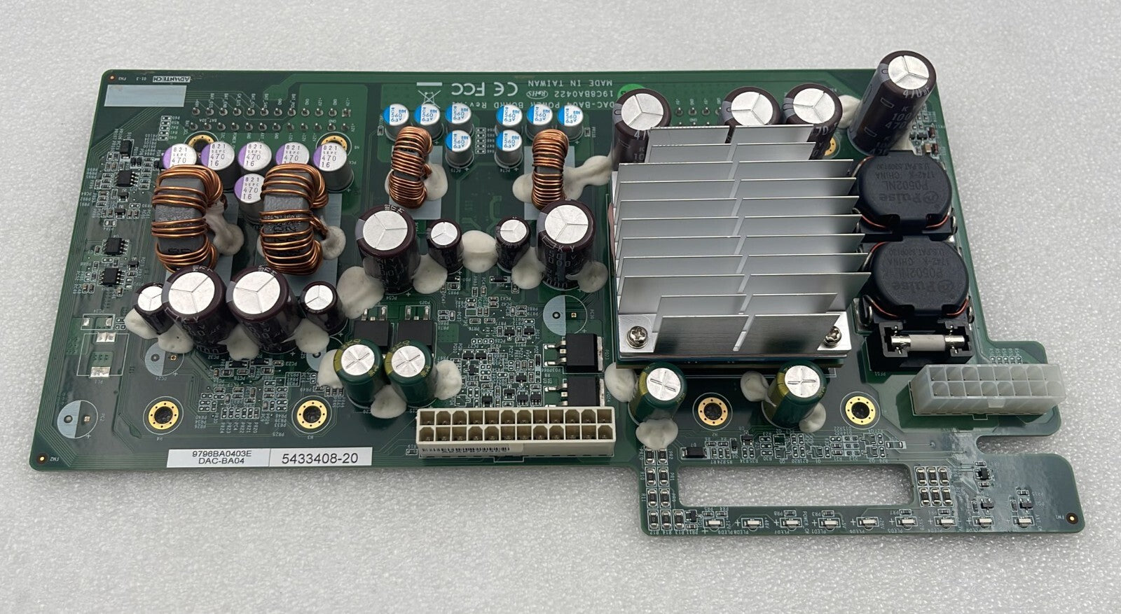 GE Healthcare Vivid E9 Ultrasound DAC-BA04 Power Board 5433408-20 PCB 19C8BA0422