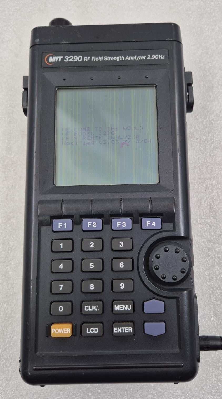 [LOT 2] MIT 3290 RF Field Signal Strength Analyzer 2.9GHz Hand-Held Device AS-IS