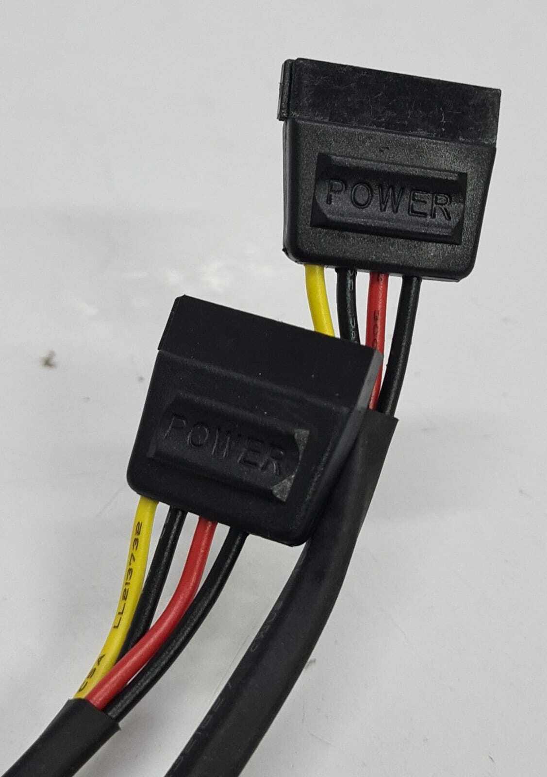 [LOT OF 19] Viewcon Power Cable Serial ATA Receptacle 15p Y Cable 0.2M VW010