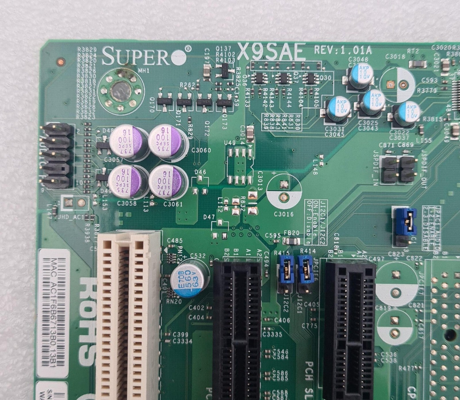 SUPERMICRO X9SAE REV: 1.01A Motherboard LGA1155 W/ Intel E3-1225V2