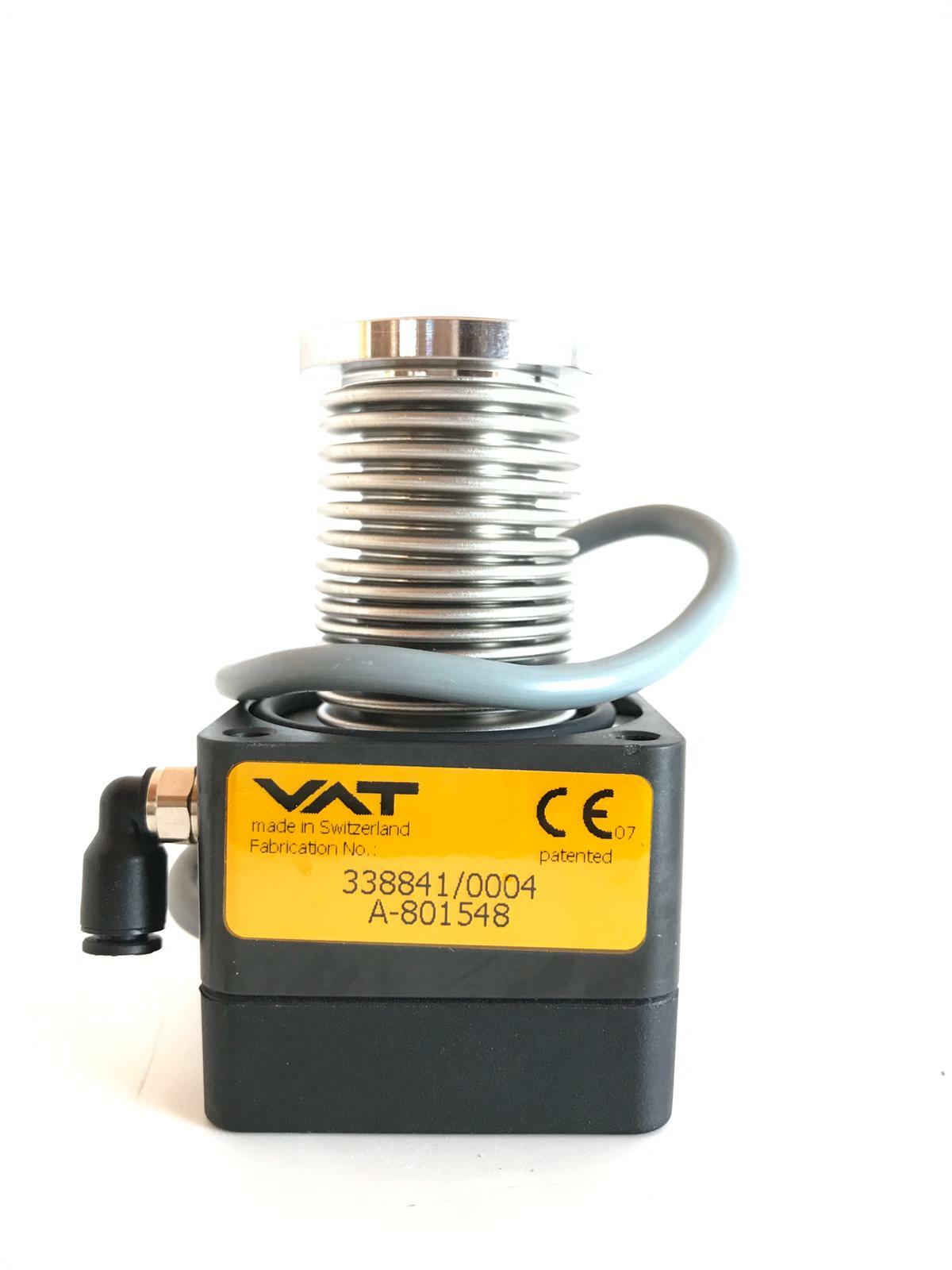 Vat Valve 338841/0004 With Pneumatic Nc Actuator And 9 Way D Sub Plug Connector