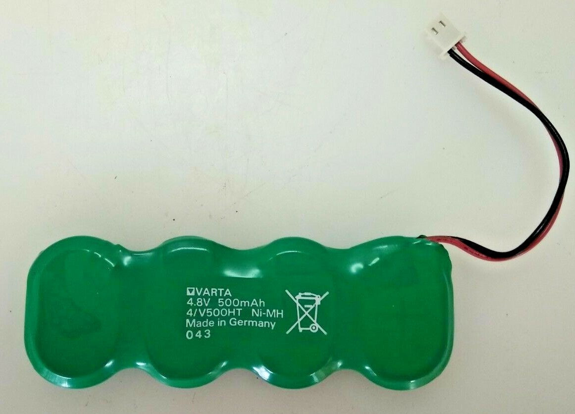 [LOT 2] Varta 4.8V 500mAh 4/V500HT Ni-MH Battery Cell Rechargeable W/ Connector