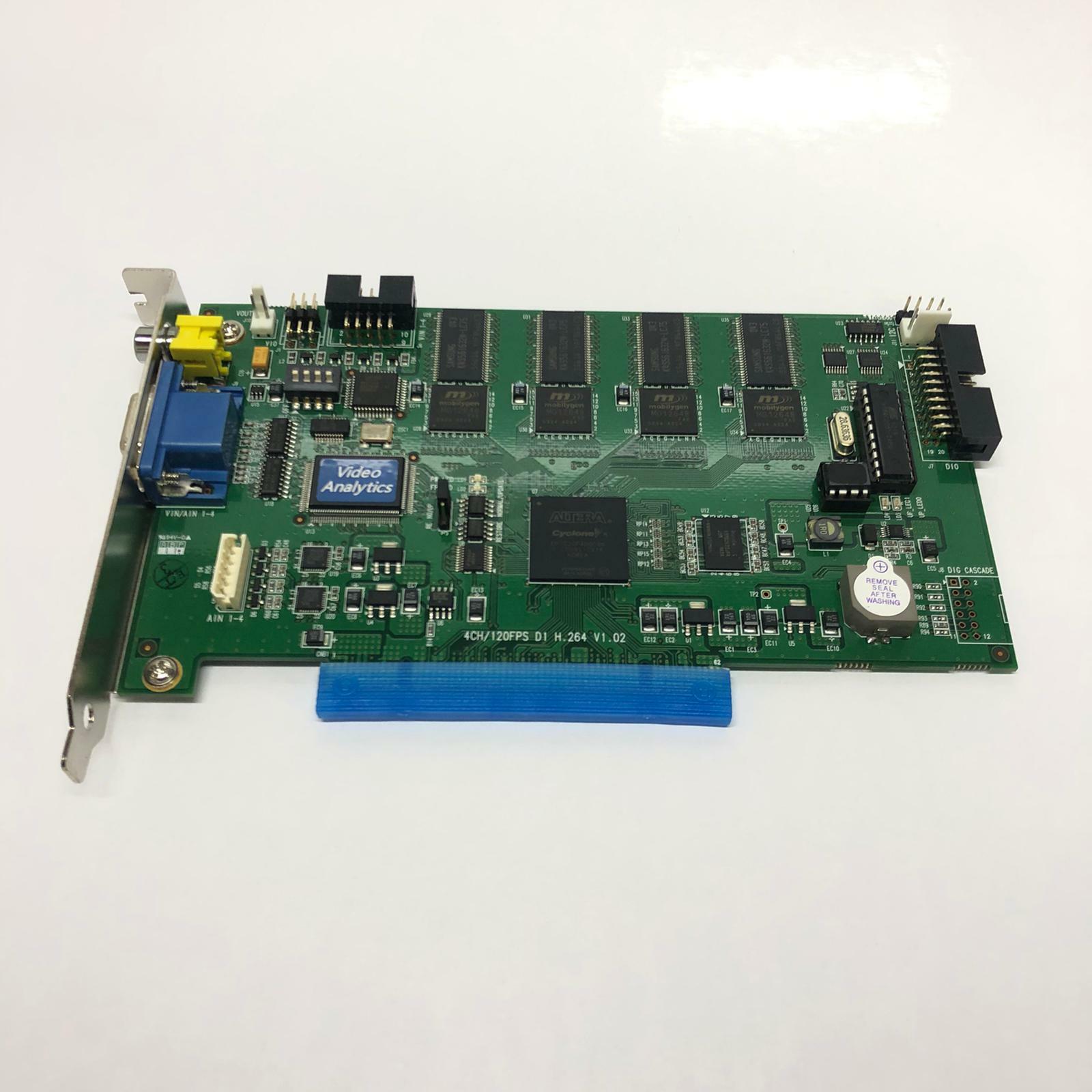 NUUO Video analytics 4CH 120/120FPS H.264 DVR CAPTURE BOARD Real Time