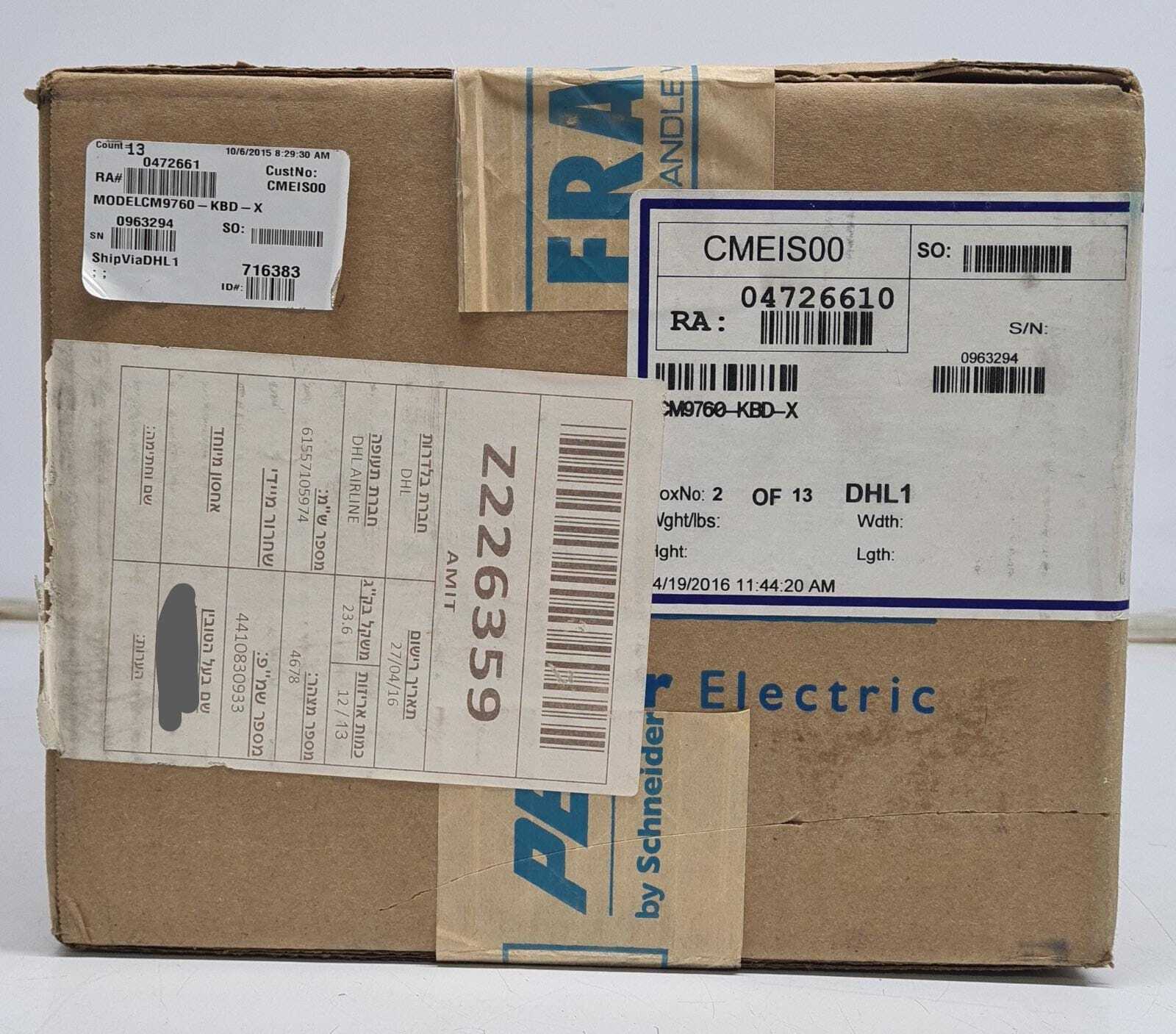 Schneider PELCO CM9760-KBD-X Intelligent Keyboard For CCTV Control Joystick