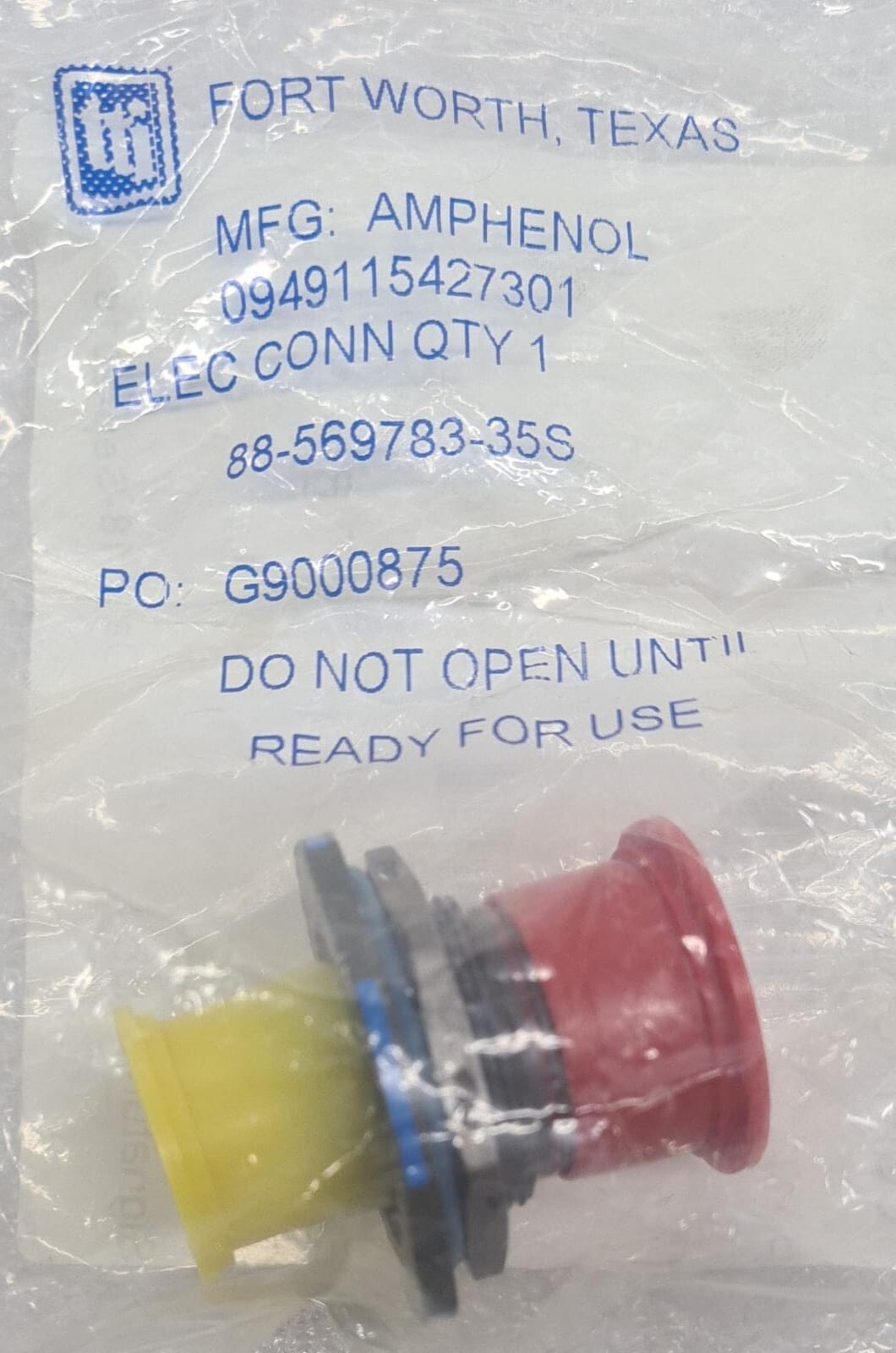 [LOT OF 5] NEW SEALED - Amphenol 88-569783-35S Circular MIL Spec Connector